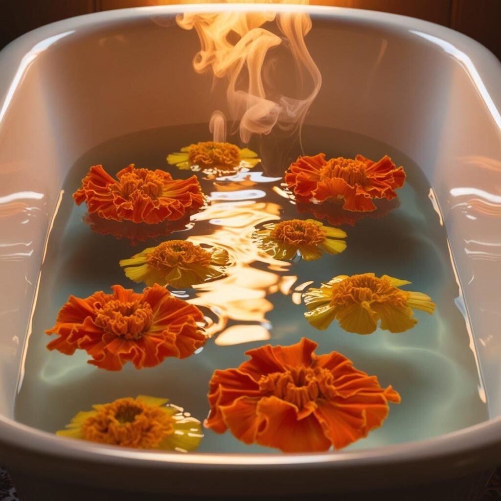 banheira-com-agua-quente-e-algumas-calendula-1024x1024 Calêndula