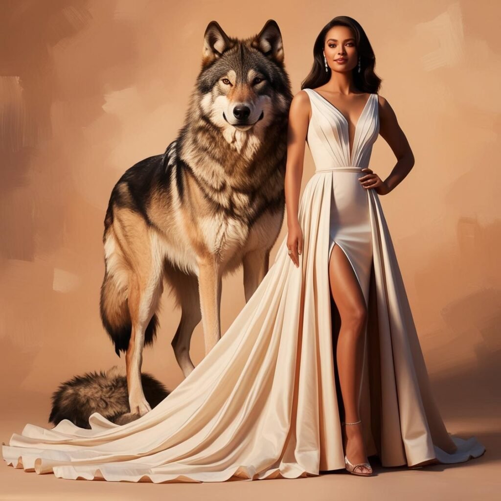 mulher-bem-vestida-com-um-lobo-do-lado-1024x1024 Aquetipo Lobo 🐺